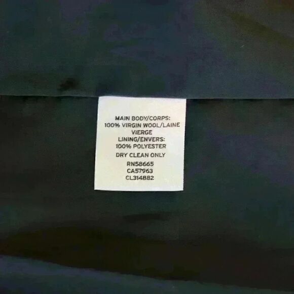 NWT Classiques Entier Wool Blazer Suit Jacket Gray Brown Color Size 8 Petite - Picture 5 of 8